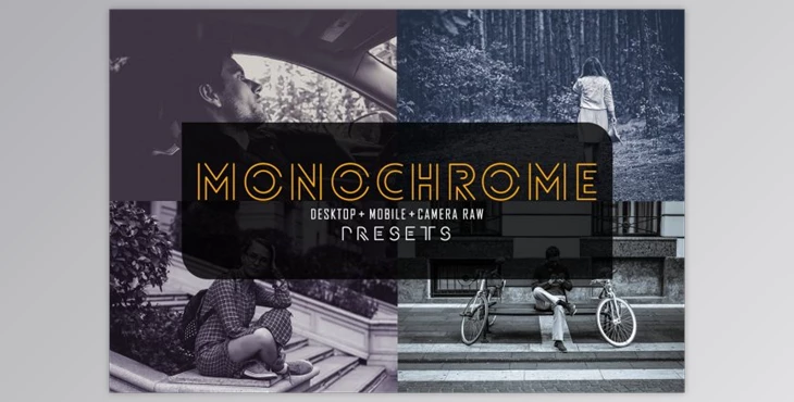 Download 50 Monochrome Lr+Dng+Acr Presets By Creative Creator