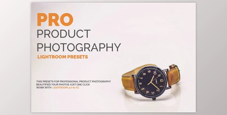 Download PRO Product Photography LR Presets By Creative Creator