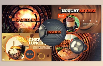 Download <span class='badge badge-warning'>Barbecue</span> Grill Bar Dessert Menu (Videohive 27223177) - AE Project