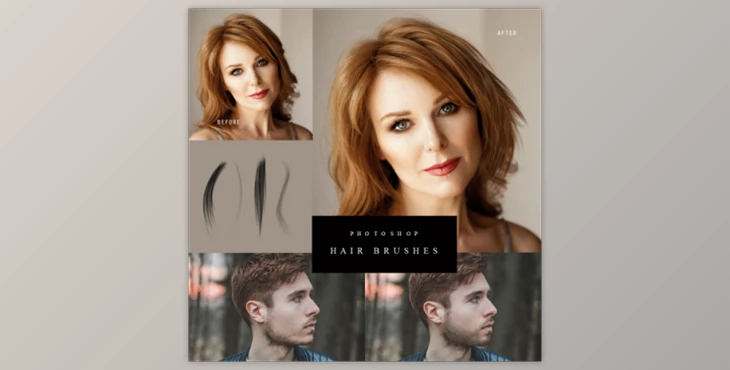 Download Squijoo Photoshop Hair Brushes