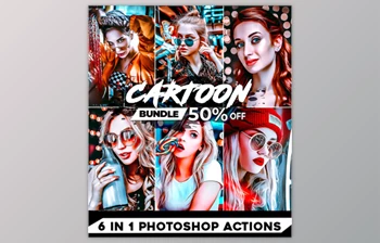 Download <span class='badge badge-warning'>Bundle</span> Cartoon Painting Photoshop <span class='badge badge-warning'>Actions</span> by 2lagus (ATN)