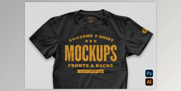 Download Realistic Blank T-shirt Mockups By Komet & Flicker
