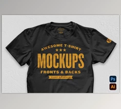 Download Realistic Blank T-shirt Mockups By Komet & Flicker