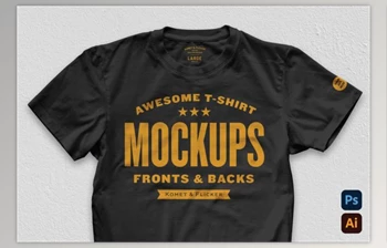 Download Realistic Blank T-shirt <span class='badge badge-warning'>Mockups</span> By Komet & Flicker