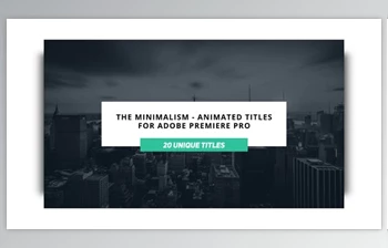 Download The Minimalist - Animated <span class='badge badge-warning'>Titles</span> for Premiere Pro (<span class='badge badge-warning'>Videohive</span> 23073023)