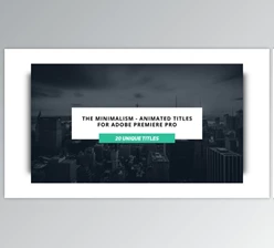 Download The Minimalist - Animated Titles for Premiere Pro (Videohive 23073023)