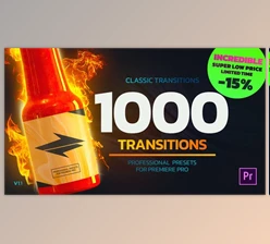 Download 1000 Premiere Pro Transitions (Videohive 26058666) - PR Project