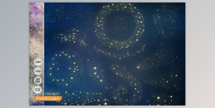 Download Star Dust, Magical Sparkle Overlay By Carrie Stephens Art