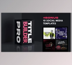 Download Title Builder Pro - Bonus 10 social media templates - InteractiveBro (Videohive 29991661) - AE Project