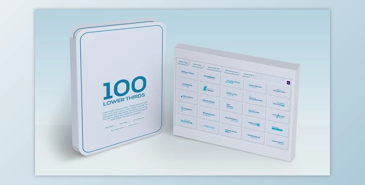 Download 100 Lower Thirds Suits (Videohive 27297339) - AE Project