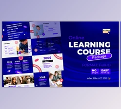 Download Online learning course Package (Videohive 31455264) - AE Project