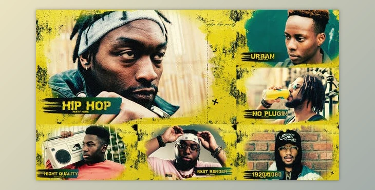 Download Grunge Urban Opener / Hip-Hop / Brush / Slideshow / Street (Videohive 32085523) - AE Project