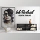 Download Ink Portrait – Creative Template By Creative Supplies Co.
