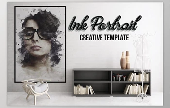 Download Ink Portrait – <span class='badge badge-warning'>Creative</span> Template By <span class='badge badge-warning'>Creative</span> Supplies Co.