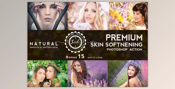 Download Natural Skin Retouching Action - CreativeMarket 469276