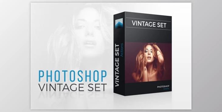 Download Vintage Photoshop actions set By Gianluca Muscelli