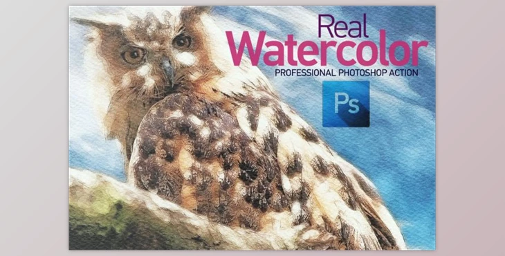 Download Real Watercolor – Photoshop Action By Creative Graphics (ATN)