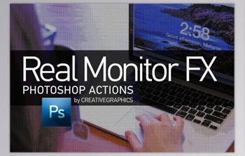 Download Real Monitor <span class='badge badge-warning'>FX</span> Photoshop Action By Creative Graphics (PAT, ATN, TXT)
