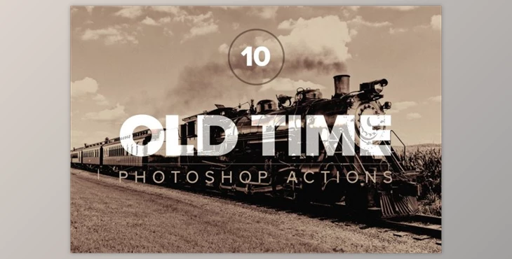Download Premium Old Time PS Actions By Prixel Creative