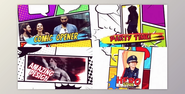 Download Comic Book Intro (Videohive 31783547) - PR Project