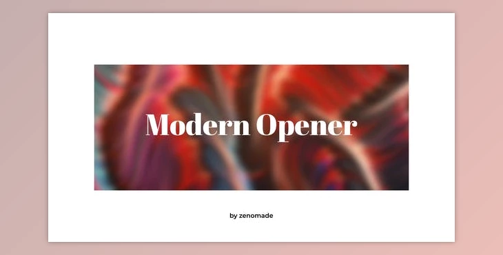 Download Modern Opener for Premiere Pro (Videohive 31697162)