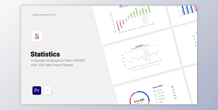 Download Statistics - Corporate CSV Data Driven Infographics - MOGRT (Videohive 31289519)