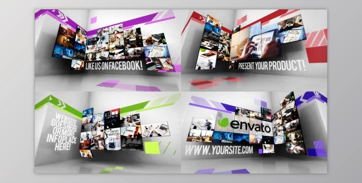 Download Creative Video Wall Slideshow (Videohive 32537618)
