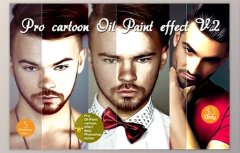 Download Pro cartoon Oil Paint <span class='badge badge-warning'>effect</span> v.2 By Vatdesign