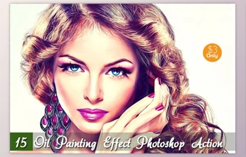 Download 15 Oil Painting <span class='badge badge-warning'>Effect</span> Photoshop Act By Vatdesign