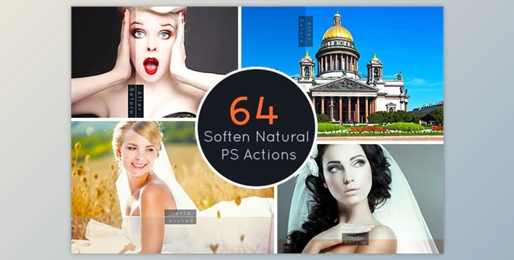 Download 64 Soften Natural PS Action By Pacific