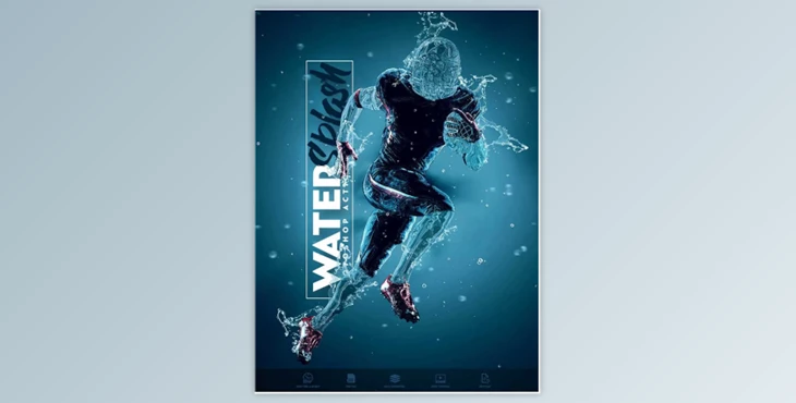 Download Water Splash Photoshop Action By amorjesu