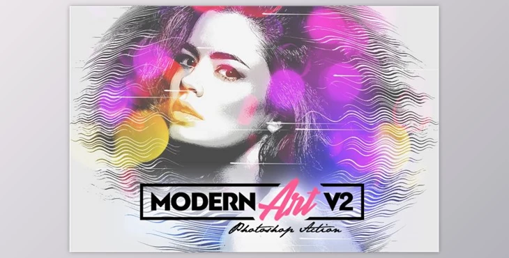 Download Modern Art Photoshop Action v2 By amorjesu.com (atn, abr, txt)