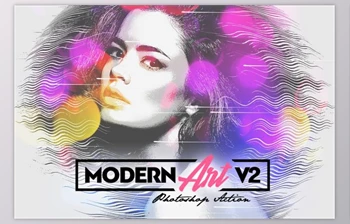 Download Modern <span class='badge badge-warning'>Art</span> Photoshop Action v2 By amorjesu.com (atn, abr, txt)
