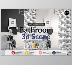 Download Bathroom 3d Scene Mock-ups Set By Mocca2Go