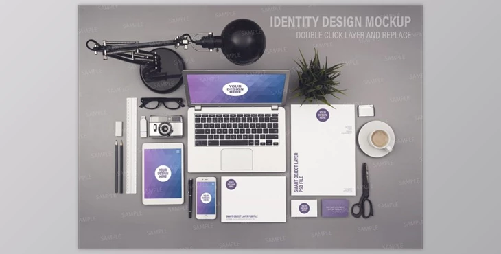 Download Identity Design Mockup Smart Objects By Twin Design (PSD)
