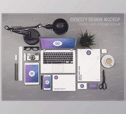 Download Identity Design Mockup Smart Objects By Twin Design (PSD)