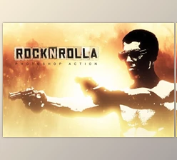 Download Rock N Rolla Photoshop Action By ScaryClown (ATN, ABR, TXT)