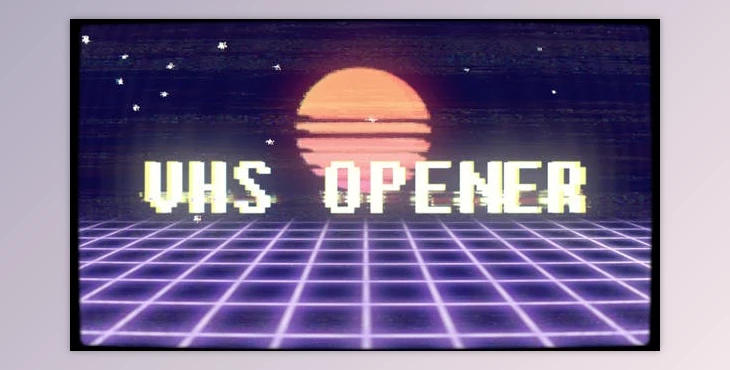 Download Retrowave Opener (Videohive 32656750) - AE Project