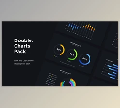 Download Double - Infographics Charts Pack (Videohive 32667091) - AE Project