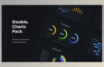 Download Double - Infographics <span class='badge badge-warning'>Charts</span> Pack (Videohive 32667091) - AE Project