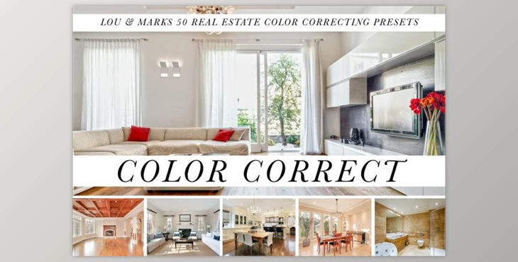 Download 50 Real Estate Color Correct Presets By LOU&MARKS