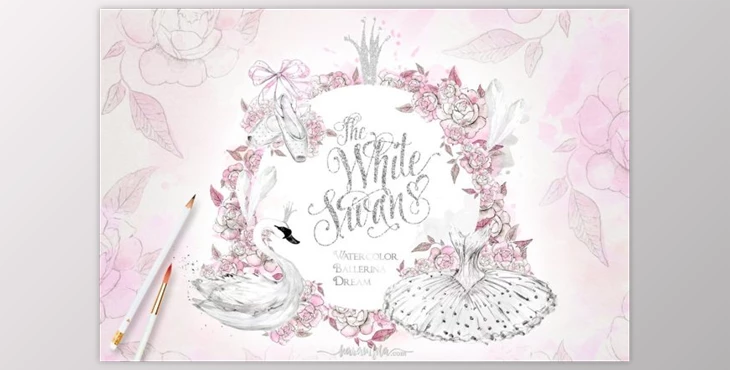 Download The White Swan By Karamfila (PNG, JPG) CreativeMarket 767196