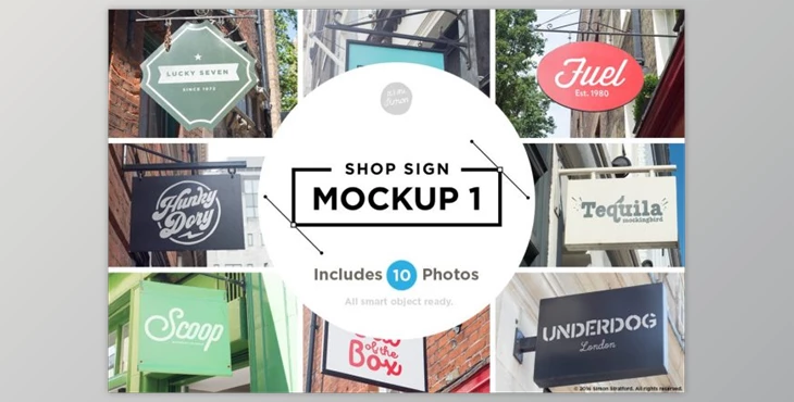Download Shop sign mockup 1 By Itsmesimon