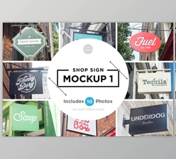 Download Shop sign mockup 1 By Itsmesimon