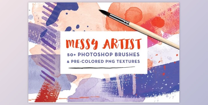 Download Messy Artist Photoshop Brushes By Sugar and Ink