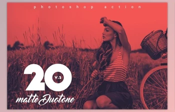 Download 20 Matte Duotone <span class='badge badge-warning'>Actions</span> V.2 By ScaryClown (Atn, txt, jpg)