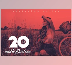 Download 20 Matte Duotone Actions V.2 By ScaryClown (Atn, txt, jpg)