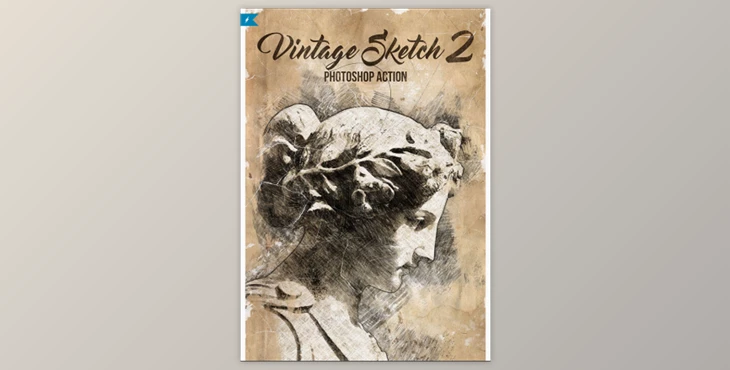 Download Vintage Sketch 2 Photoshop Action By IndWorks