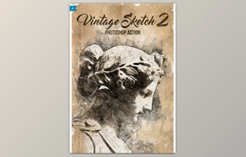 Download Vintage Sketch <span class='badge badge-warning'>2</span> Photoshop Action By IndWorks