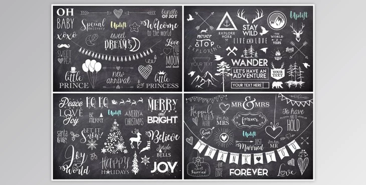 Download 90 Photoshop Overlays BUNDLE By Uplift Actions